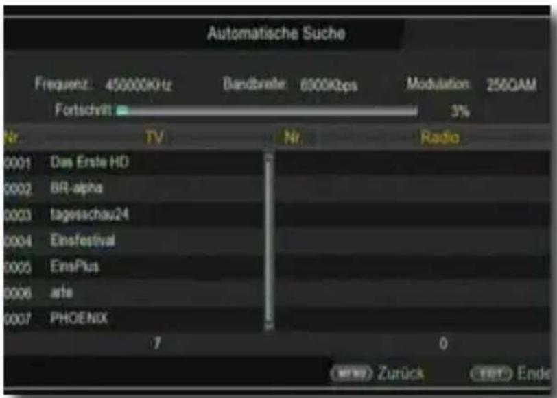 Telestar TD 2500 C HD - Automatische Suche - 1
