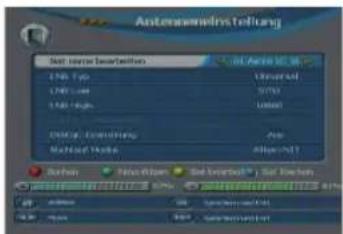 Telestar TD 2100 HD - Antenneneinstellungen - 1