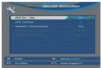 Telestar TD 2100 HD - Uhrzeit einstellen - 1