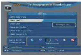 Telestar TD 2100 HD - amme verschieben - 1