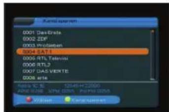 Telestar TD 2000 S - Programme sperren - 1