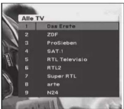 Telestar SSC 1 - Mit Hilfe der Programmlisten - 1