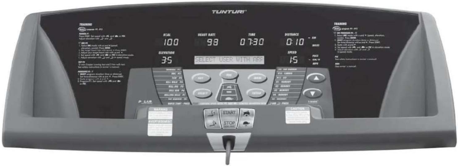 TUNTURI® TRAINING SUNI program FT - FT1 MAXIMUM FT: Press 2000. Set speed with 90 km/h or PEC. Adjust deviation with 30 km/h or 20 km/h 1. GPS FT: 1. Select RMS inside with a pair of Passes 2. Optimal range: Press 2000 3. Set target height line with a pair of PECs 4. Adjusted side based horizontal lines with a pair of 5. Set speed with 100 km/h or PEC in saturation mode 6. Adjusted deviation with 30 km/h or PECs ELEVATION 3.5 SELECT USER WITH ARF BALANCE FT: BRC FT: STEF FT: ROLLING PE: PULAR PULAR PULAR PULAR PULAR PULAR PULAR PULAR PULAR PULAR PULAR PULAR PULAR PULAR PULAR PULAR PULAR PULAR PULAR PULAR PULAR PULAR PULAR PULAR PULAR PULAR