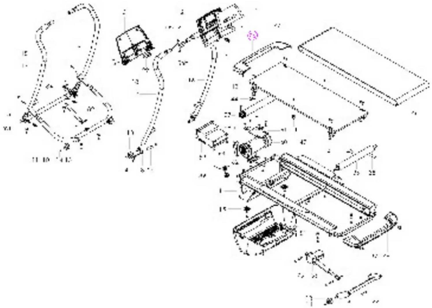 Technical schematic diagram with labeled components and annotations in Chinese, showing mechanical assembly or assembly layout.