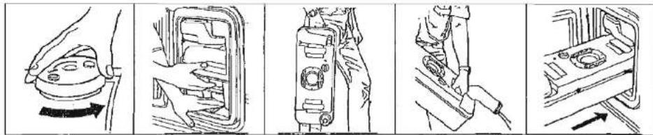Swift Challenger SE 490L (1993) - Emptying the Cassette - 1