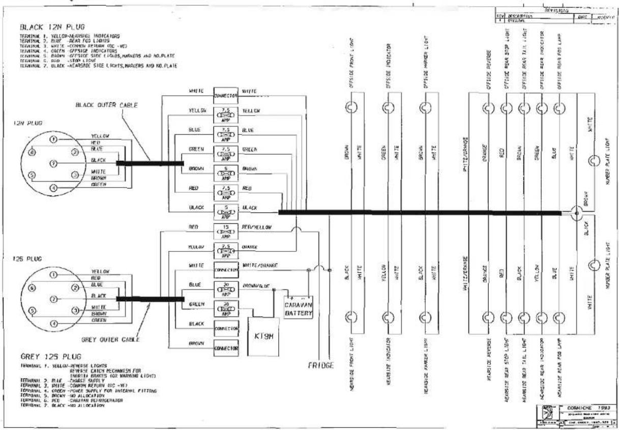 Swift Challenger SE 490L (1993) - Wiring Diagram - 4