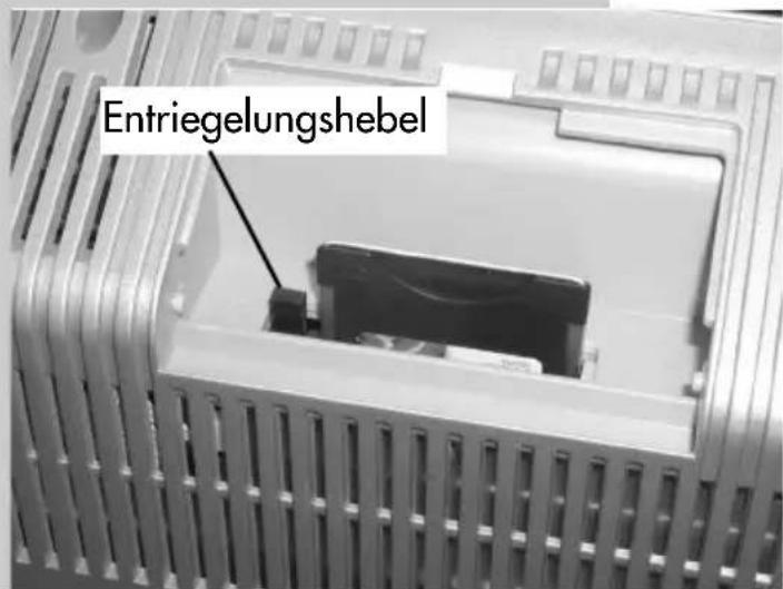 Entriegelungshebel