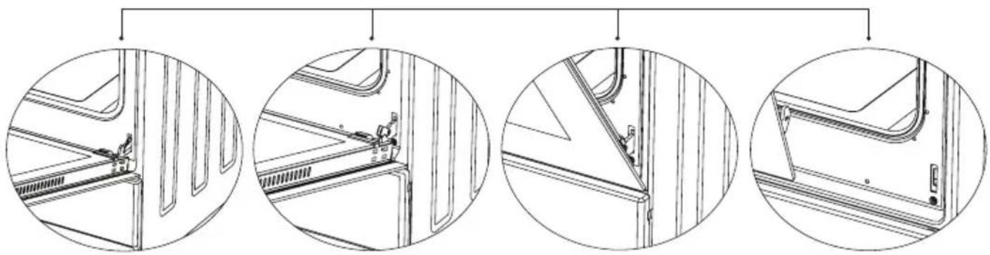 SCHNEIDER SCG 5010 - LIMPIEZA Y MANTENIMIENTO DEL VIDRIO DE LA PUERTA FRONTAL DEL HORNO - 4