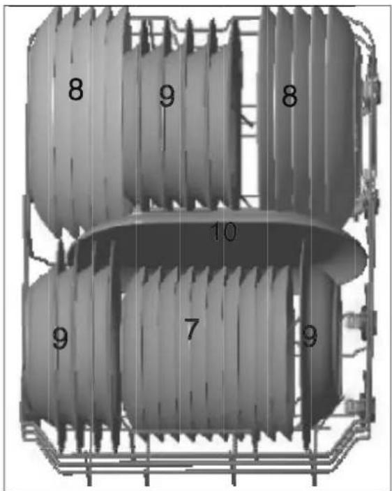 Hanseatic WQP8-T7636E - Lower dish rack - 1