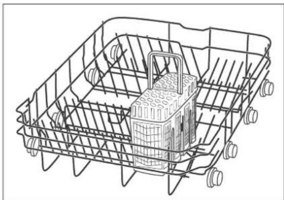 Hanseatic WQP8-T7636E - Höhe des oberen Geschirrkorbs ändern - 4