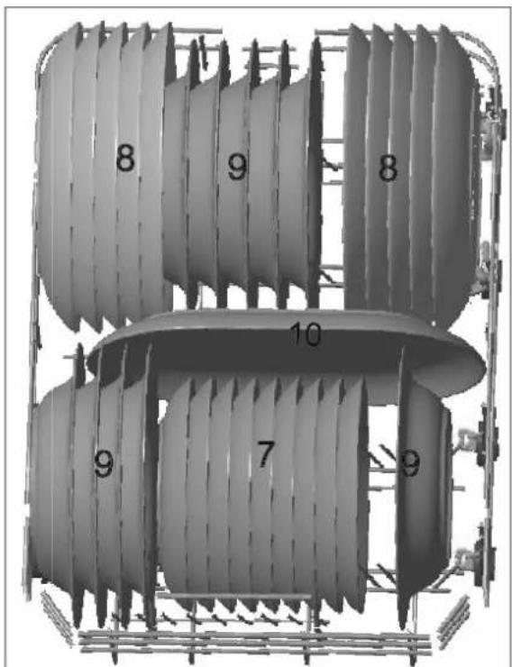 Hanseatic WQP8-J7714G - Lower dish rack - 1