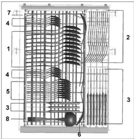 Hanseatic WQP8-J7714G - Cutlery rack - 1
