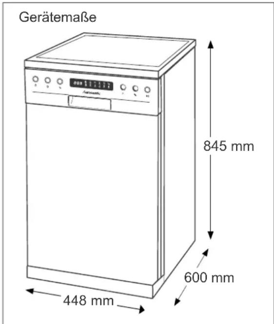Hanseatic WQP8-J7636E - Aufstellen - 1
