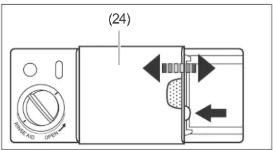 Hanseatic WQP8-J7636E - Geschirrspülmittel einfüllen - 1