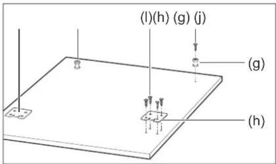 Hanseatic WQP12-J7713G - Mounting the front panel - 1