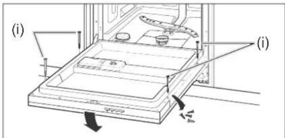 Hanseatic WQP12-J7713G - Mounting the front panel - 3