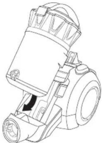 Hanseatic VC-C3203-1 - Grobstaubfilter herausnehmen und reinigen - 5