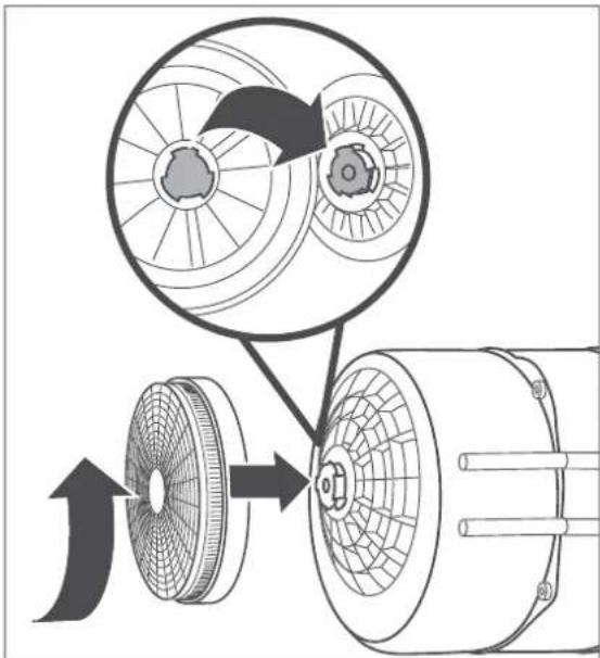 Hanseatic SY-3288B3-P1-C13-600 - Aktivkohlefilter einsetzen/ersetzen - 2