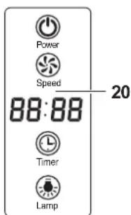 Power Speed 88:88 Timer Lamp 20