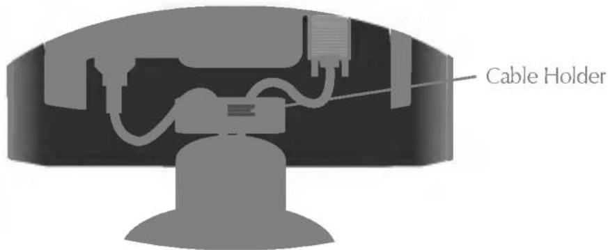 LG L1930SSFT - Open the Sliding Door and remove the Stand Cover. - 3