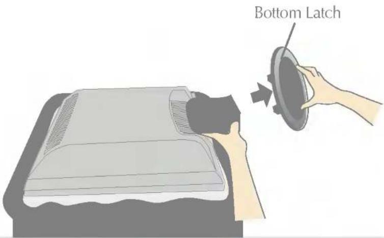 LG L1915SS - Removing the stand base - 1