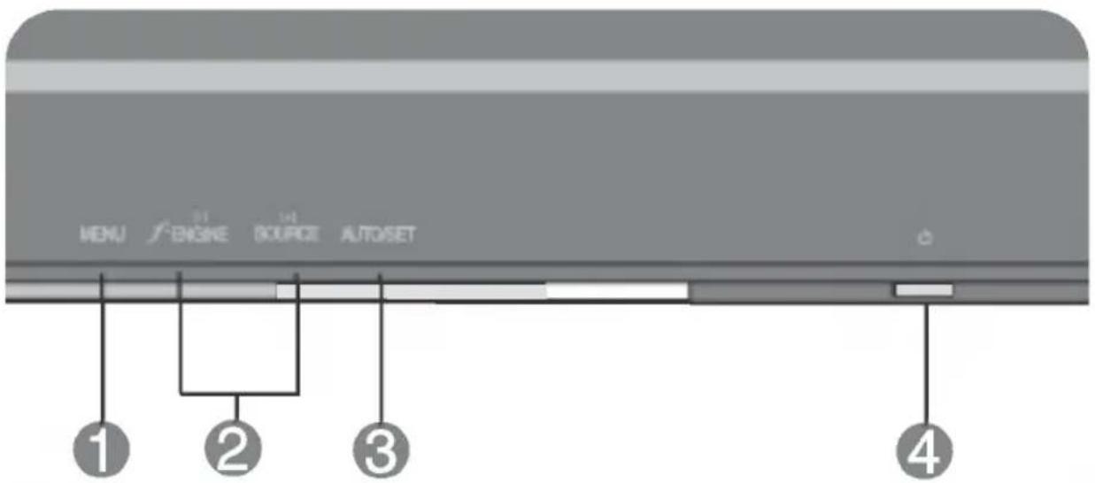 LG L1780QP - Front Panel Controls - 2