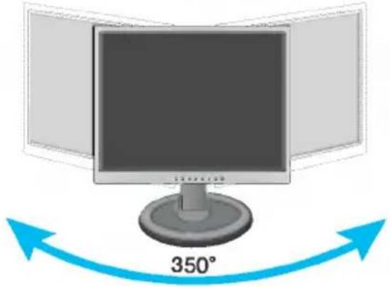 LG L1750H-GN - Positionieren des Monitors - 2