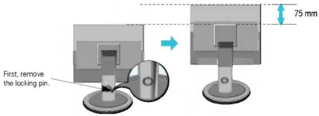 LG L1750B-BF - Positioning your display - 2