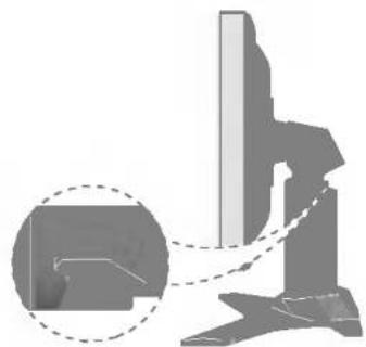 LG L1710P - To Adjust Height of Monitor - 2