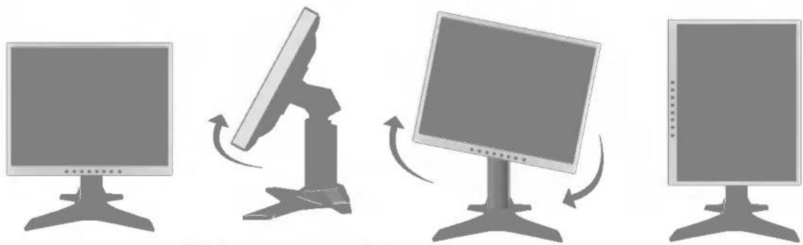 LG L1710P - Positioning your display - 3