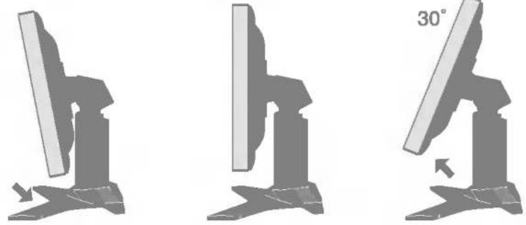 LG L1710P - Positioning your display - 1