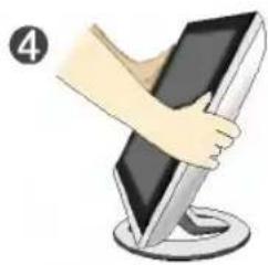 LG L1520P - Unfolding the stand base - 2