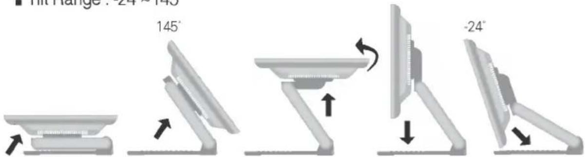 LG L1510P - Positioning your display - 3