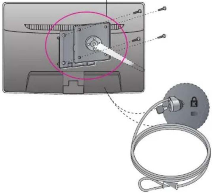 LG E2241T - Wandmontageplatte (separat erhältlich) - 1