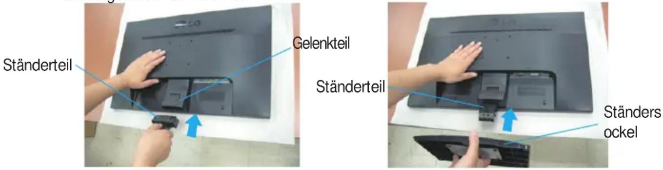 LG E2241T - Montieren des Standfußes (A type) - 2