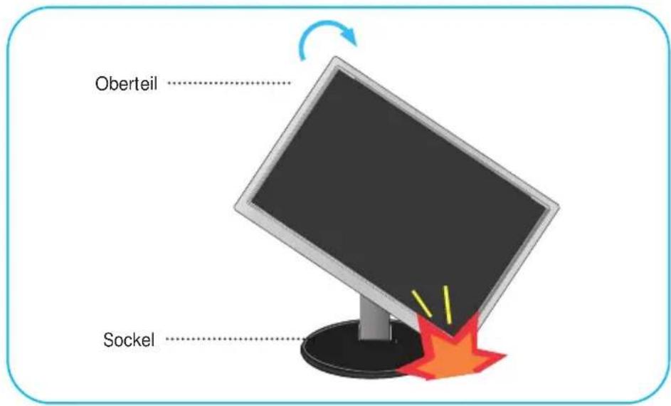 LG E2210PM - Verwendung der Funktion „Pivot“ (Neigen) - 1