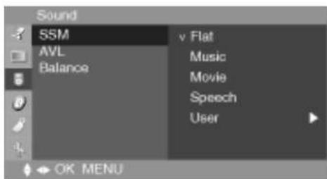 LG M1710A - Adjusting the sound function - 1