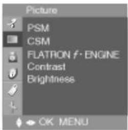 LG M1710A - Adjusting the picture function (PC) - 4