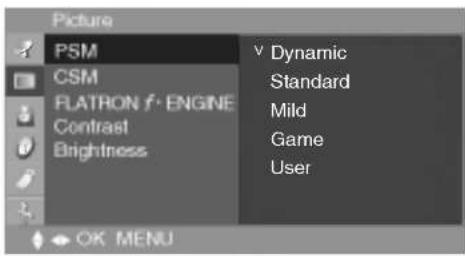 LG M1710A - Adjusting the picture function (PC) - 1