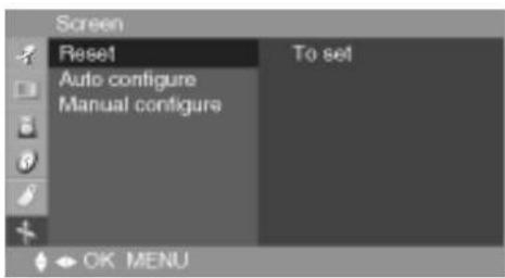LG M1710A - Adjusting the screen function (PC only) - 1
