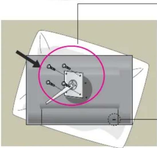 LG L246WSH-BN - This monitor satisfies the specifications of the Wall mount plate or the interchange device. - 3