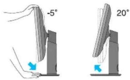 LG L246WSH-BN - Positioning your display - 1