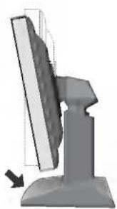 LG L2300C - Positioning your display - 1