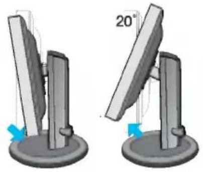 LG L1950H-GN - Positioning your display - 1
