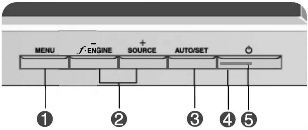 LG L1950B - Front Panel Controls - 1
