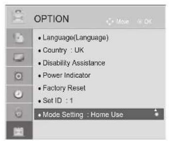 LG 60LD565 - MODE SETTING - 1