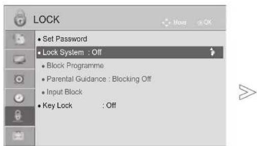LG 60LD565 - SET PASSWORD & LOCK SYSTEM - 1