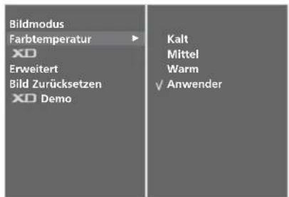 LG 42LT75.AEU - Farbton - Option „User“ (Benutzer) - 3