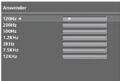 LG 42LT75.AEU - TONEINSTELLUNG - OPTION „USER“ (BENUTZER) - 4