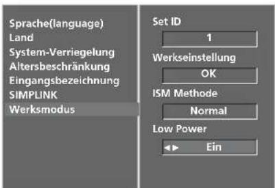 LG 42LT75.AEU - BILDMODUS „LOW POWER“ (STROM SPAREN) - 4